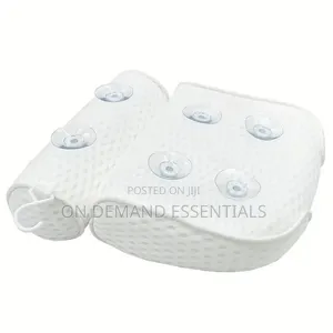 Bathtub Pillow With Anti Slip Suction Cup for Neck and Back Support