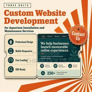 Website Development for Aquarium Installation and Maintenance Services