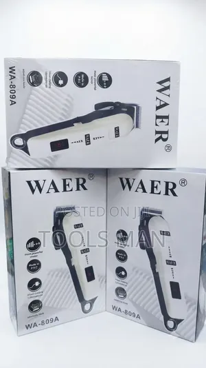 WAER WA-809A Professional Hair Clipper With LED Display.