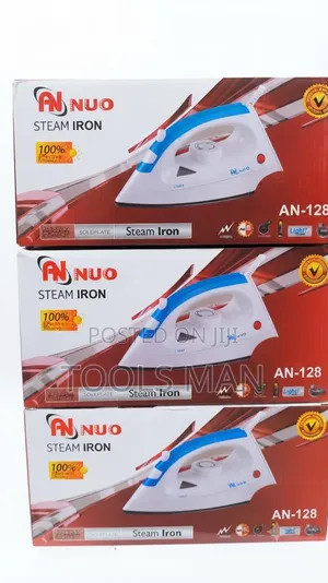 ANNUO AN-128 Non-Stick Steam Iron - 1000W Powerful Ironing.
