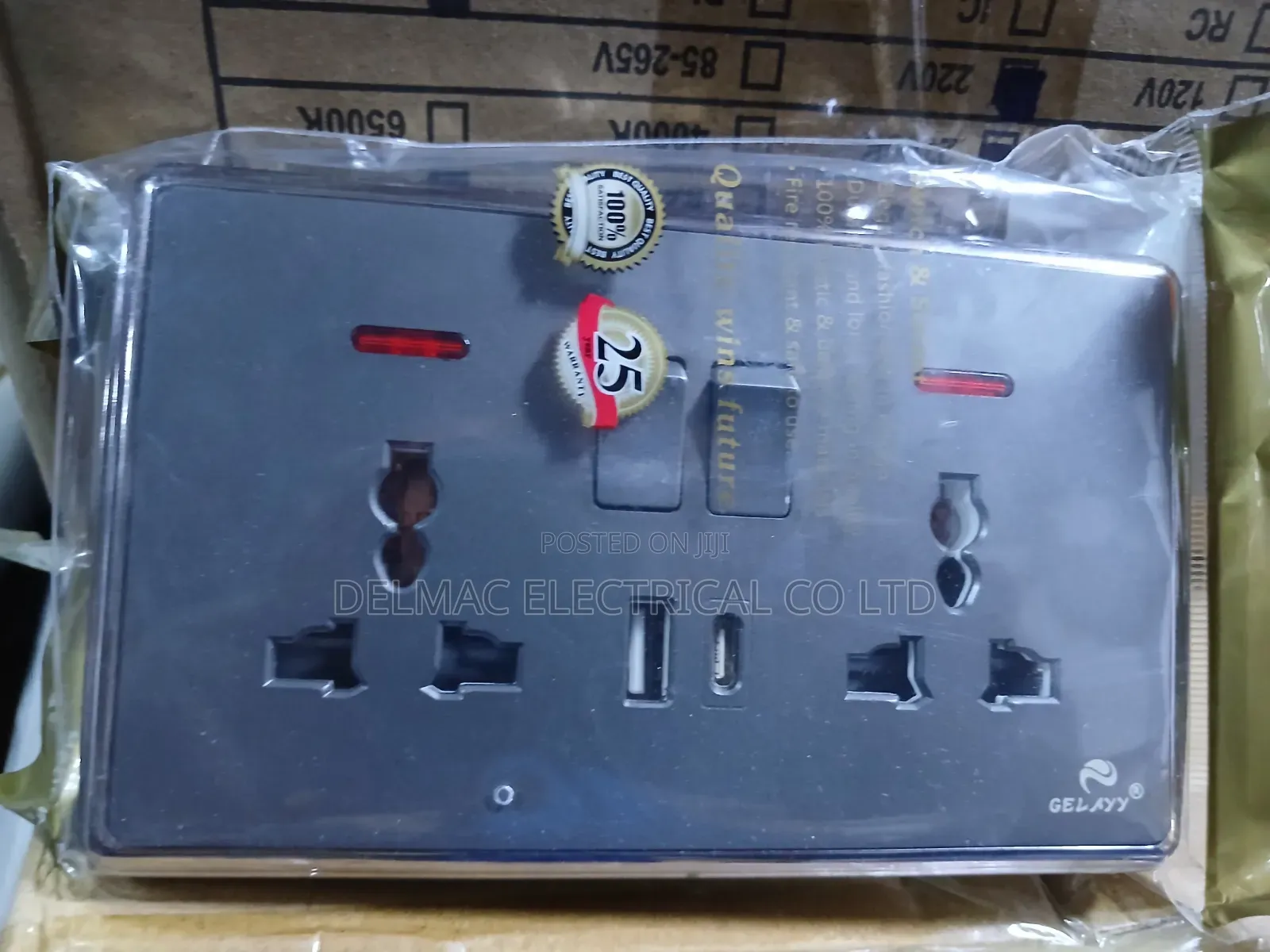 Twin Socket With USB and Type C Port