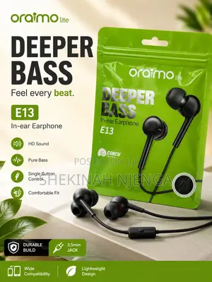 Oraimo Lite in-Ear Earphones