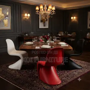 Diniing Chairs; Plastic Armless Dining Pantone Chairs