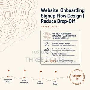 Website Onboarding Signup Flow Design | Reduce Drop-Off