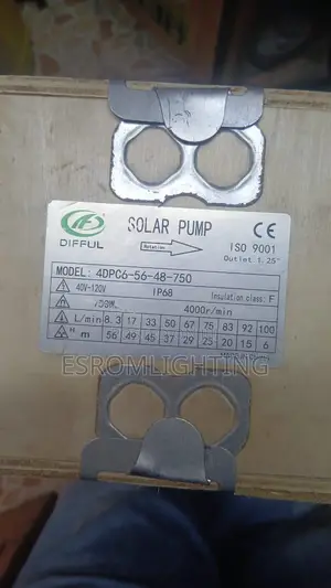 750w Difful Solar Submersible Water Pump