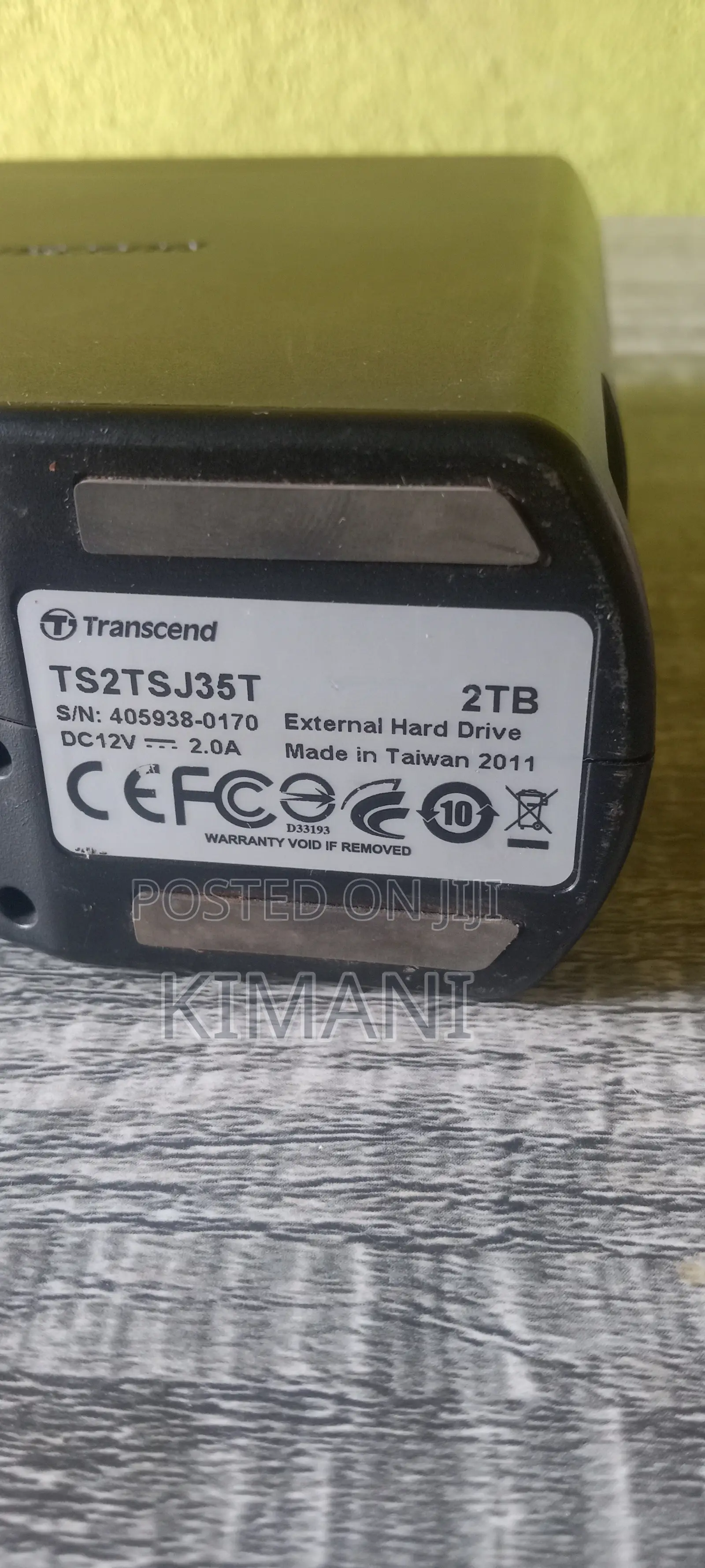 Transcend 2Tb External Harddrive
