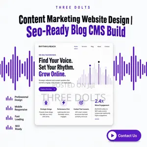 Content Marketing Website Design | Seo-Ready Blog CMS Build
