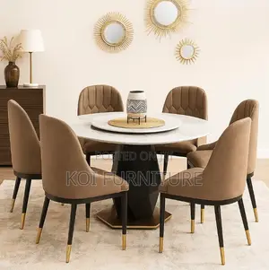 Dining Set; Six Seaters Home Dining Room Set
