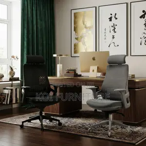 Office Chairs; High Back Ergonomic Office Chairs Wiith Metal Base