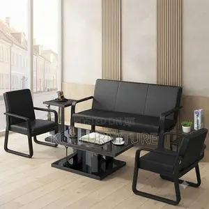 Office Sofa; Five Seaters Executive Leather Lounge Sofa Set