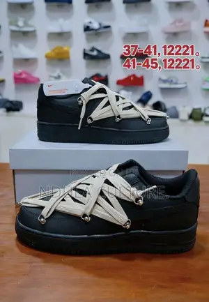 Custom "Rick Owens" Style Nike Air Force 1s