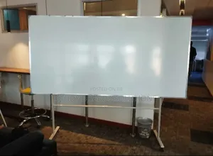 240cmx120cm Dry Erase Whiteboard With Portable Wheeled Stand