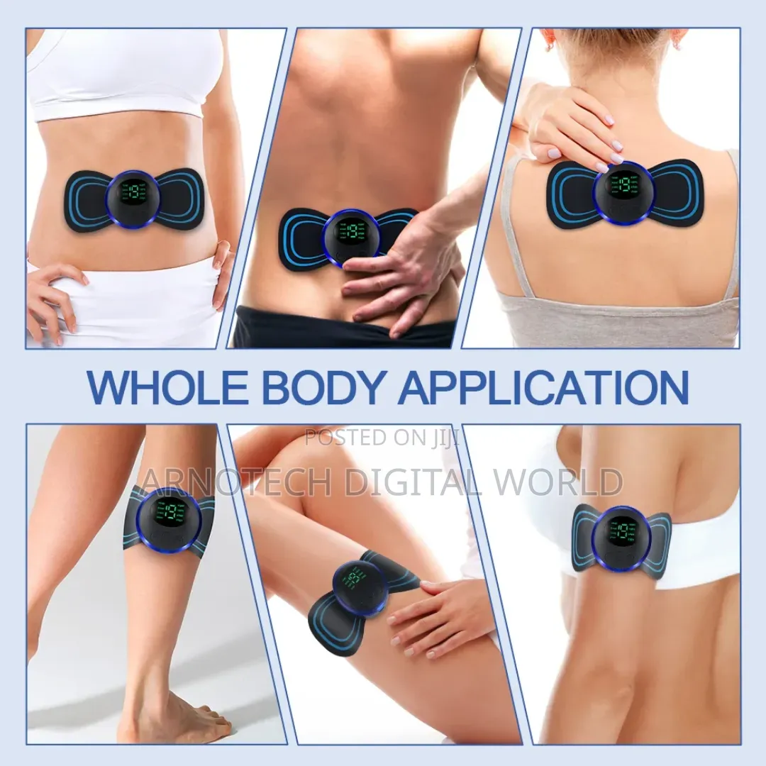 Electric Neck Back Massager Cervical Patch Pain Relief-8 Massage Modes