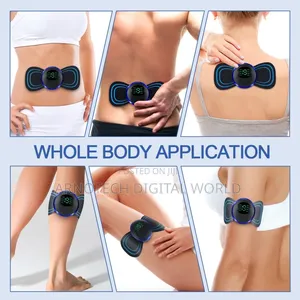 Electric Neck Back Massager Cervical Patch Pain Relief-8 Massage Modes