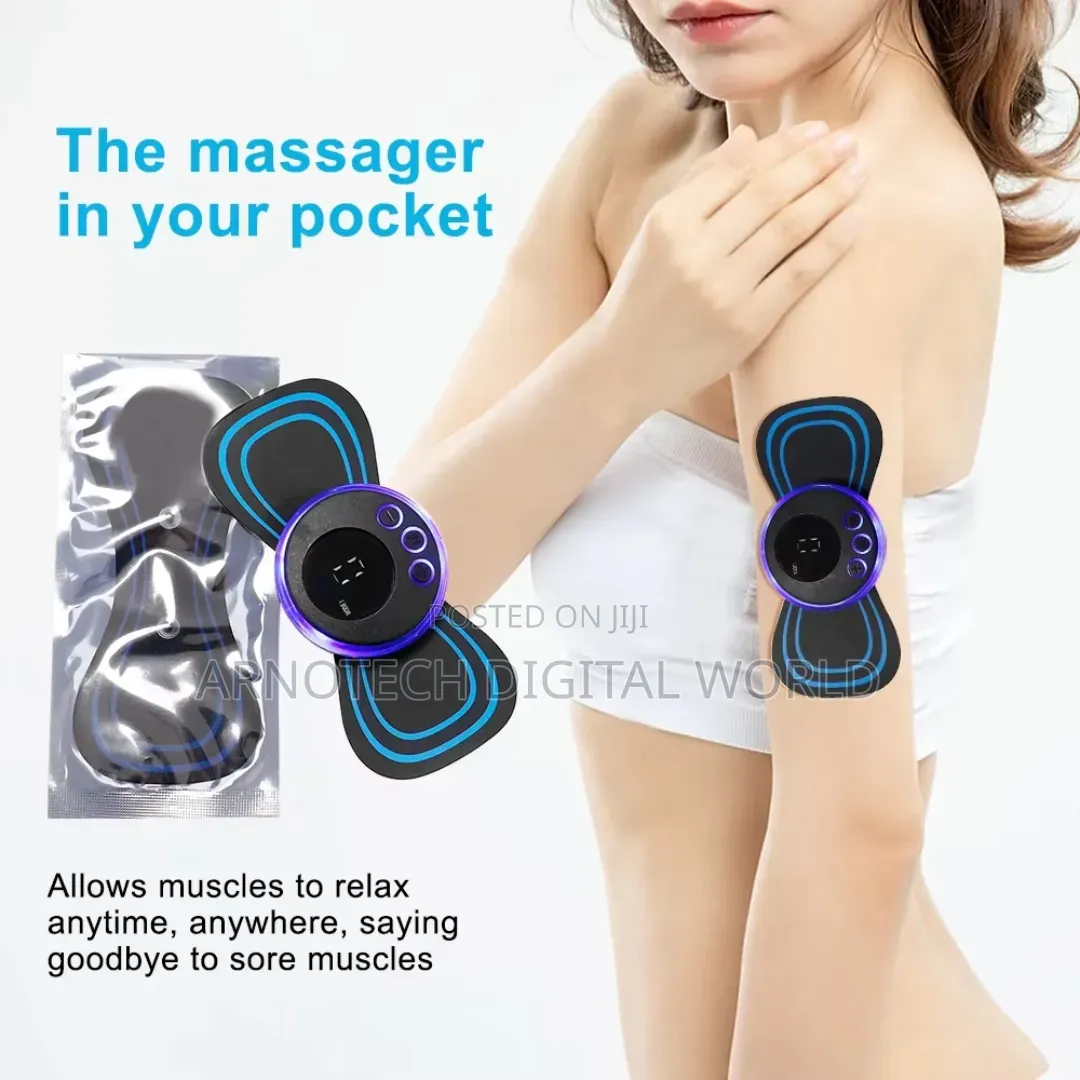 Electric Neck Back Massager Cervical Patch Pain Relief-8 Massage Modes