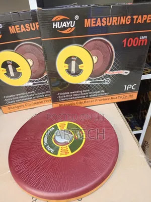 HUAYU 100m Open Reel Measuring Tape