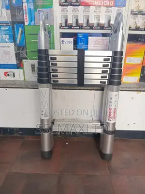 1.9+1.9m Double Telescopic Ladder (3.8m)
