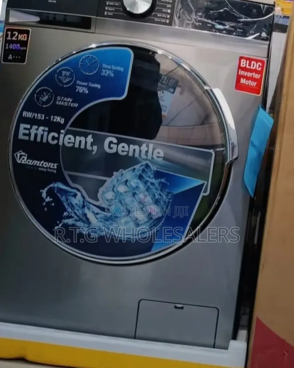 Ramtons 12KG Front Load Fully Automatic Washer – RW/218