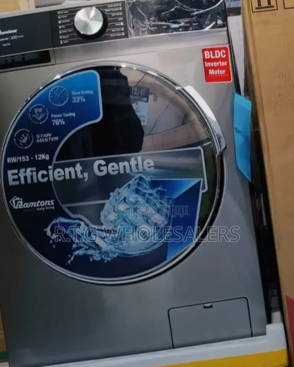 Ramtons 12KG Front Load Fully Automatic Washer – RW/218