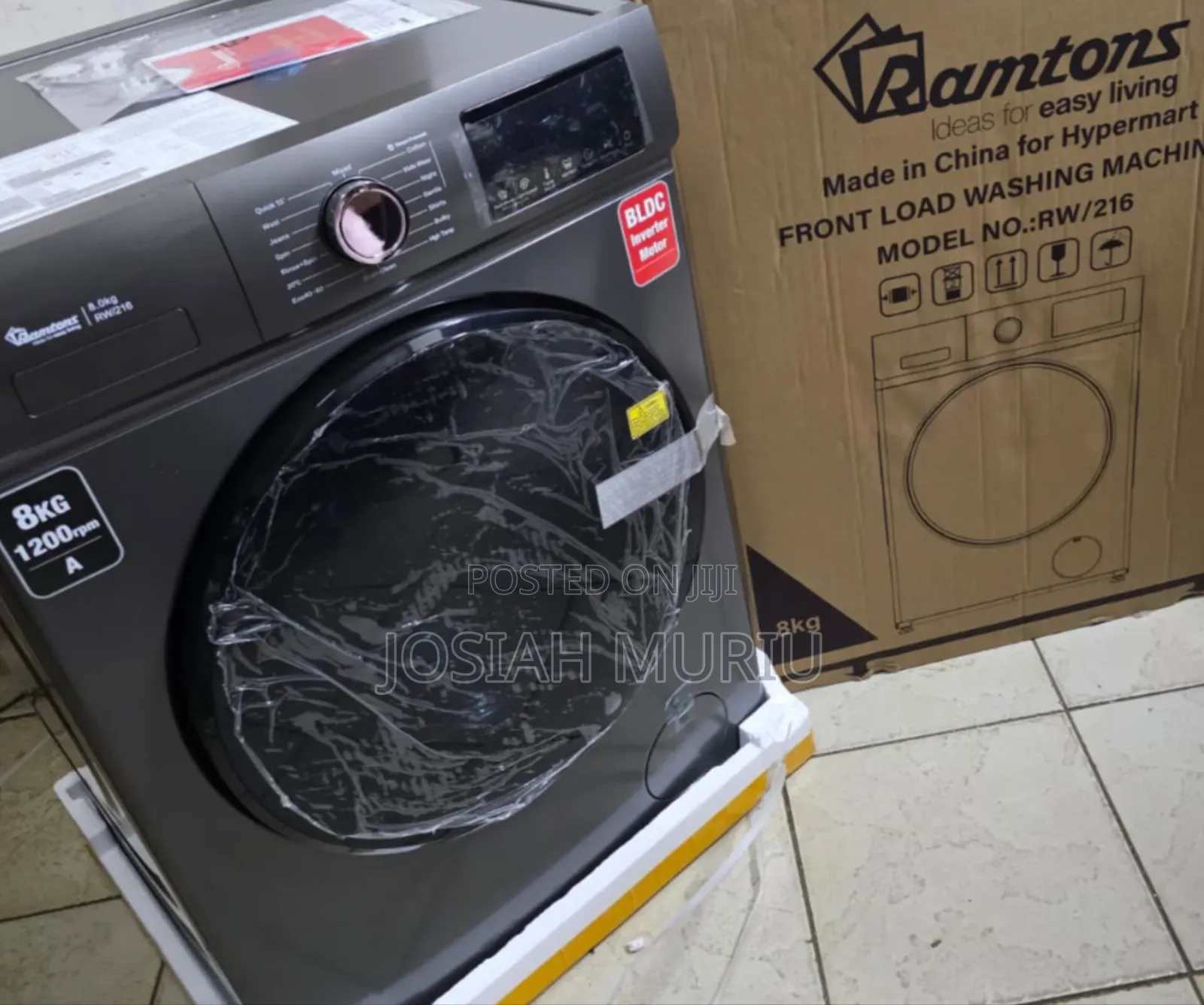 10kg Front Load Ramtons Washing Machine