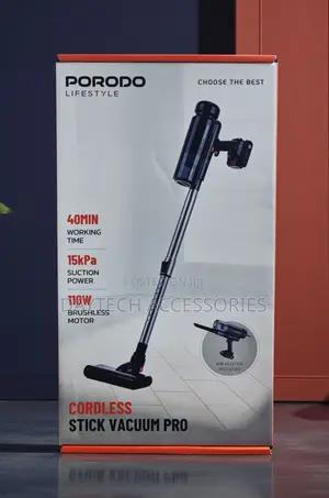 Porodo 2-in-1 Handheld Cordless Stick Vacuum Cleaner Pro
