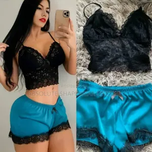 Lace and Cami Pj Shorts