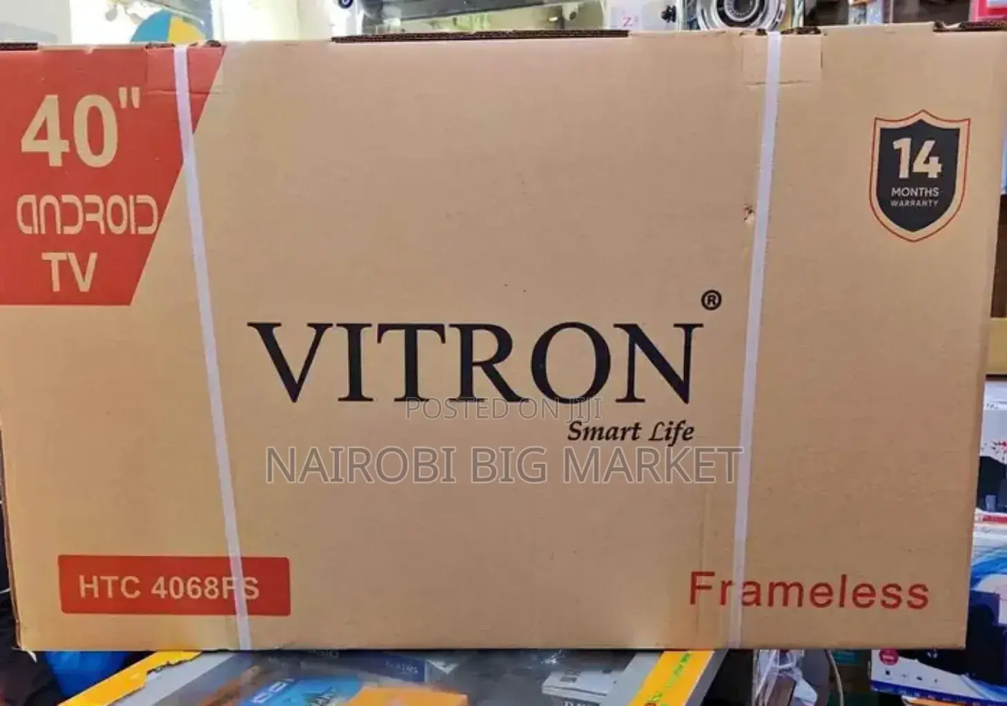 Bluetooth Enabled Vitron 40 Inch Frameless Smart TV