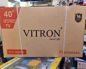 Bluetooth Enabled Vitron 40 Inch Frameless Smart TV