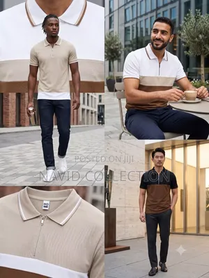 Quarter Zip Polo Shirt