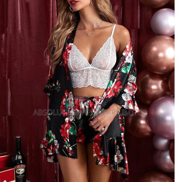 3p Floral Set Nightwear - thumbnail 2