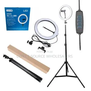 12 Inch LED Ring Fill Light With Adjustable Tripod Stand