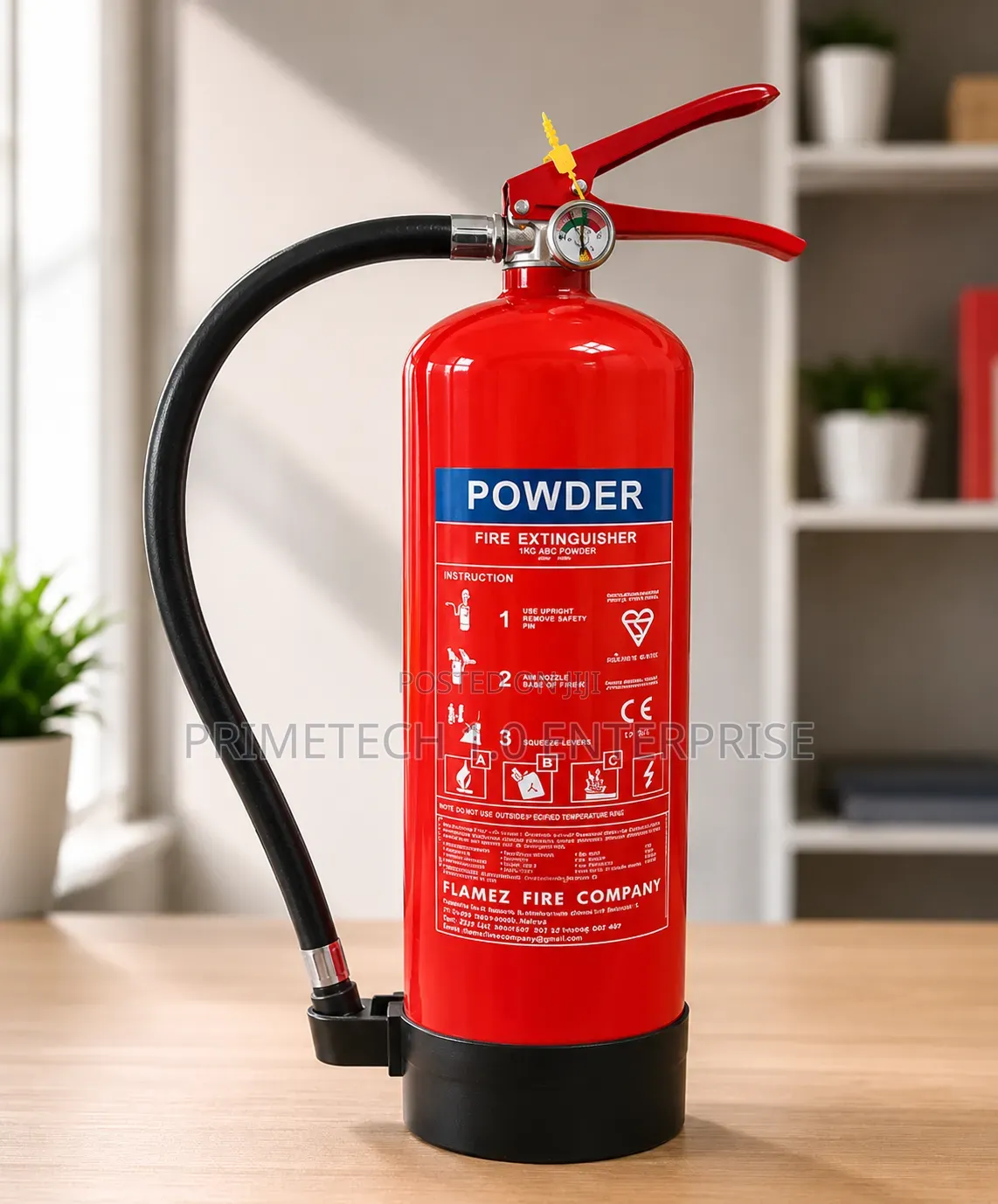 4 Kg ABC Dry Powder Fire Extinguisher-Coc Approved