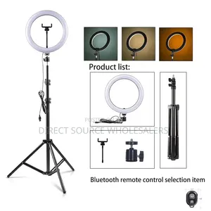 12 Inch Selfie Ring Light for TikTok, YouTube Makeup