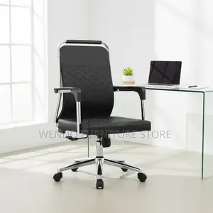 Office Chairs; Executive Office High Back Chair With Leather