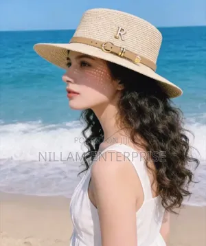 Flat Straw Summer Hats