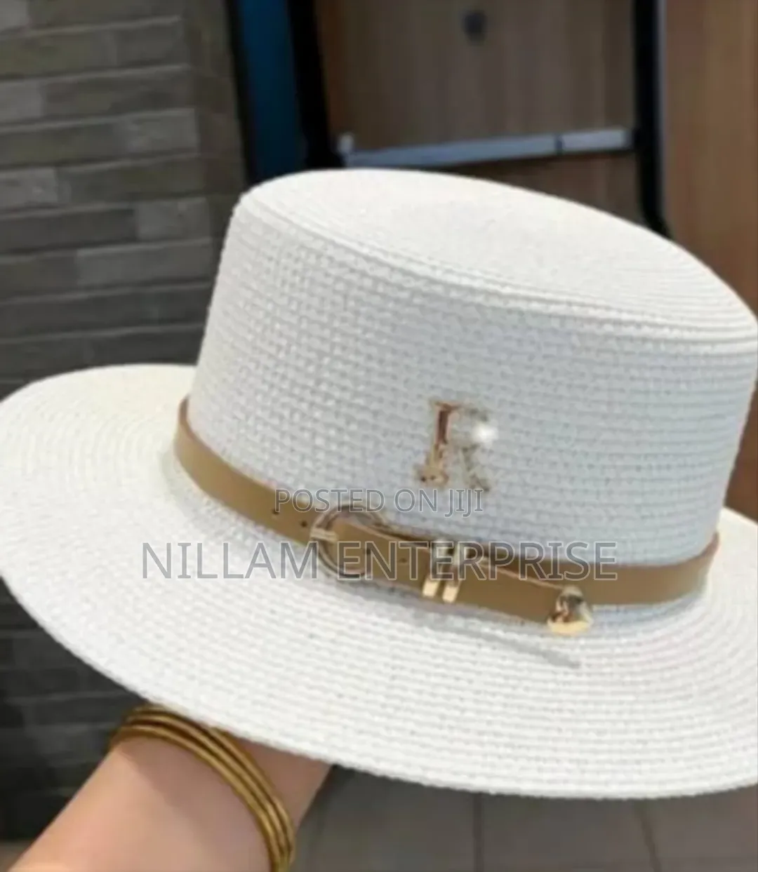 Flat Straw Summer Hats