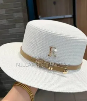 Flat Straw Summer Hats