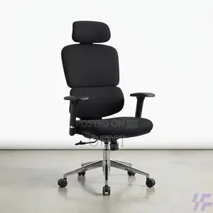 Office Chair; Full Fabric Orthopedic Office Chair