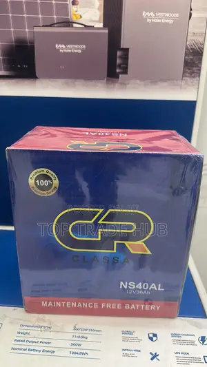 GR Car Battery Free Maintenance NS40 36Ah