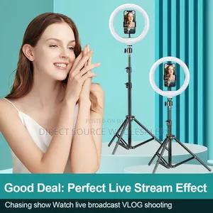 LED Ring Light for Makeup, Zoom Meetings Vlogging