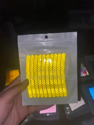 20pcs Yellow Reflective Safety High Visibility Stickers