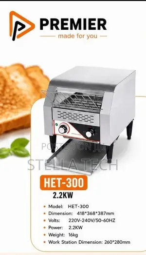 Premier Electric Conveyor Toaster ●het -300