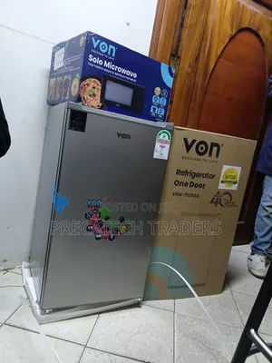 Von 91L Single Door Refrigerator – Silver