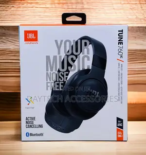 JBL Tune 760NC - Wireless Over-Ear ANC Pure Bass Sound.