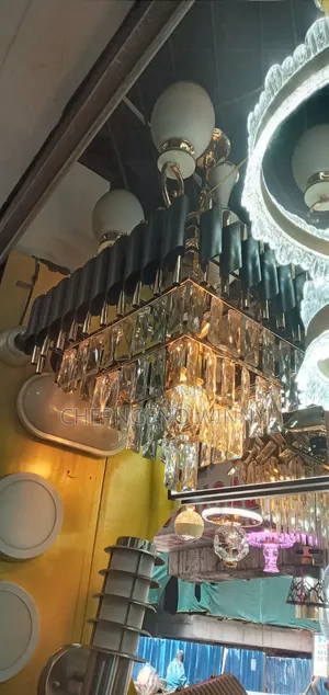 Crystals Chandelier Square