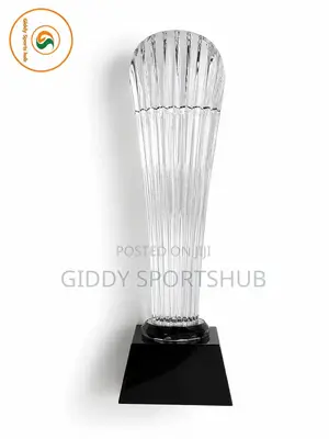 Premium Crystal Excellence Trophy With Black Base
