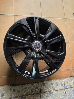 Rims Size (20) TOYOTA v 8 (5 Holes) Set of 4(BLACK.