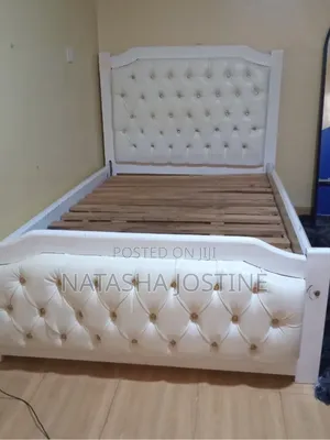 White Bed,4 by 6.