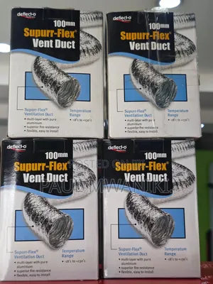 100 Mm Flexible Aluminium Ventilation Duct | Supurr-Flex Vent Duct