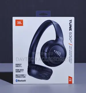 The JBL Tune 530BT Wireless on-Ear Headphones Pure Bass Sound - Black